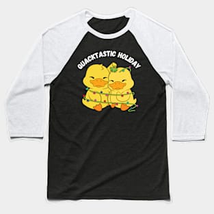 Quacktastic Holiday, Christmas Baseball T-Shirt